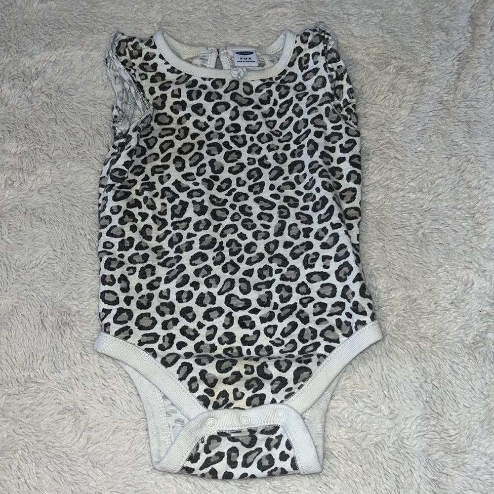 old navy cheetah print bodysuit baby girl clothing